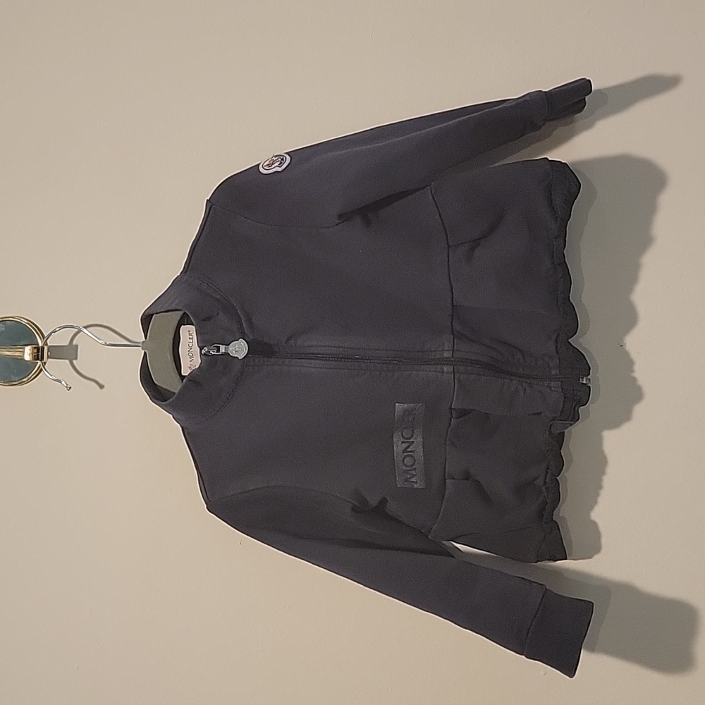 Moncler Jacket girls zip up patch kids baby girls Size 2 T Peplum